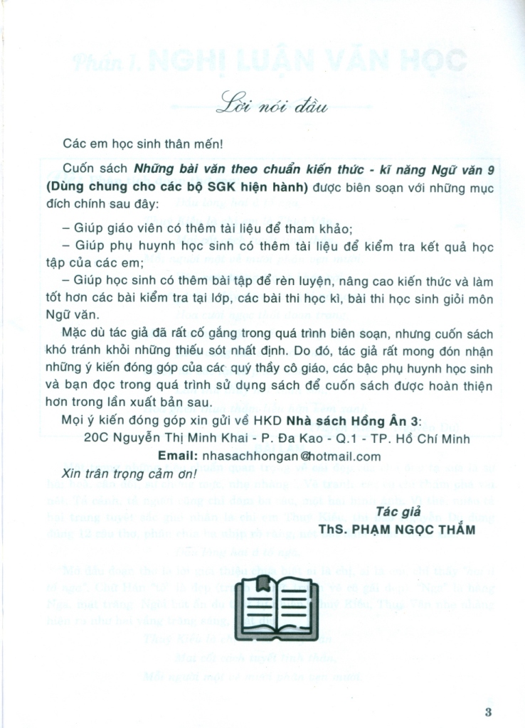 NHỮNG BÀI VĂN THEO CHUẨN KIẾN THỨC - KĨ NĂNG NGỮ VĂN LỚP 9 (Dùng chung cho các bộ SGK hiện hành)